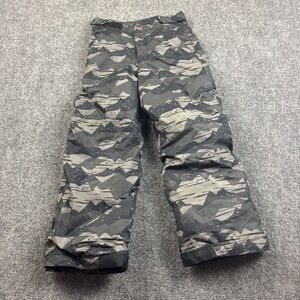 COLUMBIA Kids Black/Grey Camo Insulated Snow Pants size: XXS 4/5